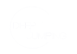 Logo Deep Jumping Blanc